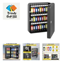 KEY CABINET, KEY LOCK CABINET STEEL, Q235 STEEL KEY STORAGE, WALL MOUNTED KEY...