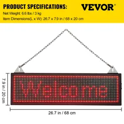 VEVOR LED SCROLLING