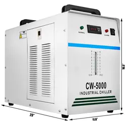 VEVOR INDUSTRIAL WATER CHILLER CW5200/5000/3000 FOR CO2 TUBES LASER ENGRAVER