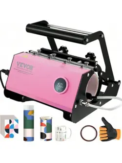 VEVOR MUG HEAT PRESS, 11-30 OZ SUBLIMATION TRANSFER STRAIGHT SKINNY TUMBLERS