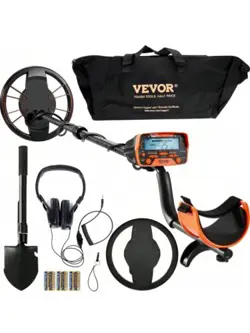 NEW?VEVOR METAL DETECTOR 10 INCH WATERPROOF LCD HIGH ACCURACY DSP CHIP