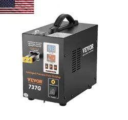 737G SPOT WELDER PORTABLE BATTERY MACHINE SOLDERING STATION W/2 MODES LED LIGHT