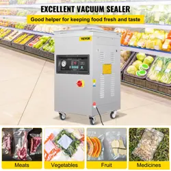 VEVOR 1000W VACUUM CHAMBER SEALER COMMERCIAL PACKING SEALING MACHINE FOOD SAVER