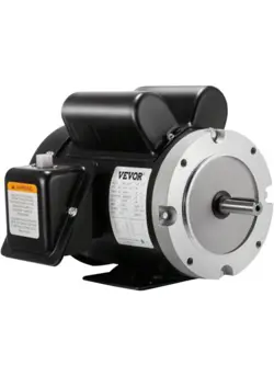 VEVOR 1.5HP ELECTRIC MOTOR  3450RPM REVERSIBLE SINGLE PHASE 56C FRAME