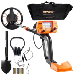 VEVOR METAL DETECTOR FOR ADULTS & KIDS, 8 INCH ADJUSTABLE 38''-49'' LIGHTWEIGHT