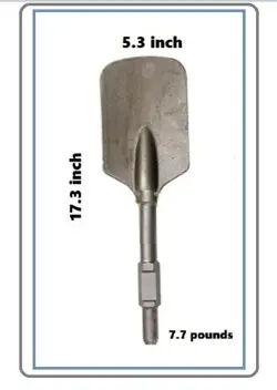 JACK HAMMER CHISEL BIT 1-1/8