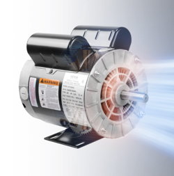 VEVOR 2HP SPL AIR COMPRESSOR ELECTRIC MOTOR, 230V 15.0AMPS, 56 FRAME 3450RPM