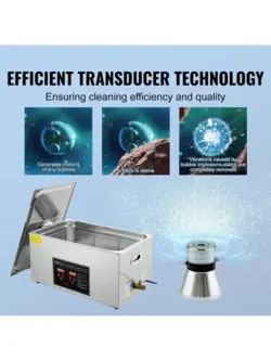 VEVOR 22L ULTRASONIC CLEANER WITH DIGITAL TIMER & HEATER, JEWELRY CLEANER