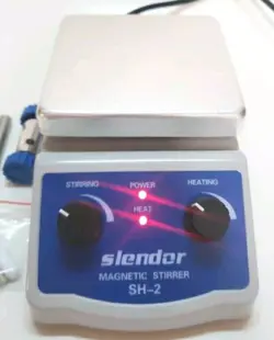 SH-2 MAGNETIC STIRRER HOT PLATE STIRRING HEAT DUAL CONTROLS 180W HEATING PLATE