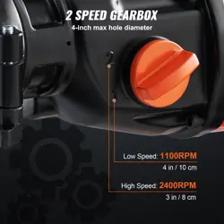 VEVOR 1500W DIAMOND CORE DRILL MACHINE HANDHELD CONCRETE CORE DRILL RIG 4IN BIT