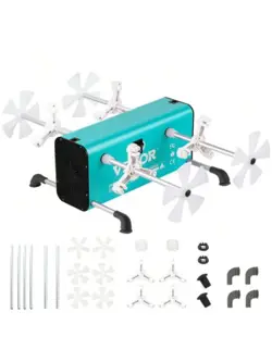 VEVOR 4 CUP TURNER, 2 SPEEDS MULTIPLE TUMBLER SPINNER ROTATOR MACHINE KIT....