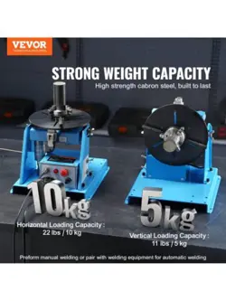 ROTARY WELDING POSITIONER 10KG  0-90 WELDING POSITIONING TURNTABLE TABLEVEVOR