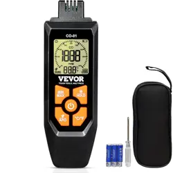VEVOR CARBON MONOXIDE DETECTOR 0-1000PPM CO GAS LEAK DETECTOR WITH AUDIBLE