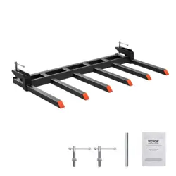 VEVOR CLAMP ON DEBRIS PALLET FORKS TO 60