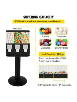 1-INCH GUMBALL VENDING