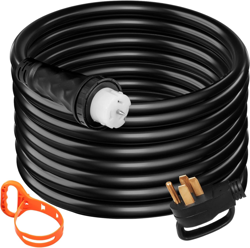 VEVOR 25FT 50 AMP GENERATOR EXTENSION CORD STW 45446   45505 GENERATOR CORD 125V