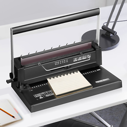 MANUAL WIRE BINDER MACHINE A4, WIRE BINDING MACHINE 120 SHEET, WITH WIRE BINDING