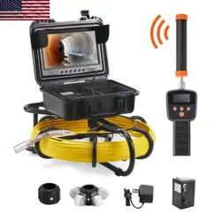 DVR RECORDING PIPE INSPECTION CAMERA WITH 512HZ LOCATOR IP68 9 DRAIN SEWER W/12