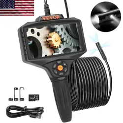 TRIPLE LENS INDUSTRIAL ENDOSCOPE 5INCH IPS SCREEN WATERPROOF DRAIN BORESCOPE INS