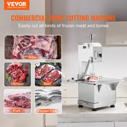 VEVOR 2200W COMMERCIAL ELECTRIC MEAT BANDSAW STAINLESS STEEL BONE SAWING MACHINE