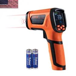 INFRARED THERMOMETER DUAL LASER TEMPERATURE GUN NON-CONTACT HANDHELD IR HEAT TEM