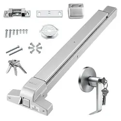 PUSH BAR DOOR LOCKS CARBON STEEL PANIC BARS FOR EXIT DOORS EXTERIOR LEVER