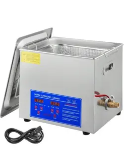 VEVOR 10L ULTRASONICCLEANER 2.5 GAL PROFESSIONAL,W/ DIGITAL TIMER & HEATER,110V,
