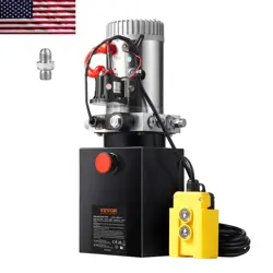 HYDRAULIC PUMP 4 QUART POWER UNIT SINGLE ACTING DUMP TRAILER 3200PSI MAX RELIEF