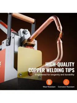 VEVOR TIP GUNMETAL SHEET SPOT WELDING MACHINE WITH 1.5KVA INPUT CAPACITY,1/8-IN,