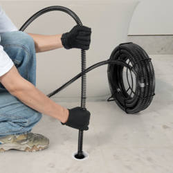PROFESSIONAL 45 FT DRAIN CLEANING CABLE 7/8 INCH - SECTIONAL DRAIN CLEANER CABLE