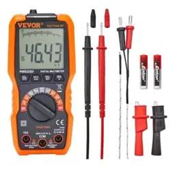 VEVOR DIGITAL MULTIMETER 6000 COUNTS MULTI TESTER AC DC VOLTMETER OHM NCV TRMS