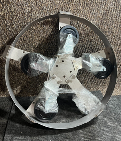 55 GAL DRUM DOLLY HEAVY DUTY BARREL CART 1000LBS WITH SWIVEL CASTERS STEEL