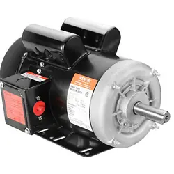 VEVOR 2HP ELECTRIC MOTOR 1725RPM 143/5T FRAME 1-PHASE 7/8