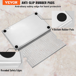 VEVOR BEER DRIP TRAY, 304 STAINLESS STEEL KEGERATOR DRIP TRAYS WITH 4 NON-SLIP R