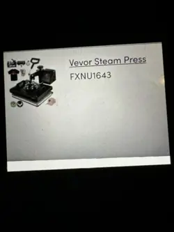 BRAND NEW BOXED VEVOR STEAM PRESS FXNU1643 T-SHIRT PRINTER