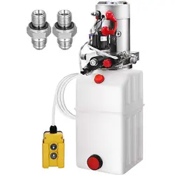 DOUBLE ACTING HYDRAULIC PUMP 6 QUART DC 12V FOR LIFTING PLATFORM 2.1HP 3200PSI