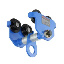 VEVOR PUSH BEAM TROLLEY MANUAL TROLLEY 4400 LBS/2 TON LOAD 2.5