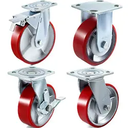 4 PACK HEAVY DUTY CASTER SET 4