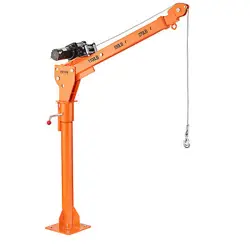1100 LBS DAVIT CRANE ELECTRIC PICKUP TRUCK CRANE HOIST 360 HOIST LIFT 42