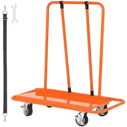 VEVOR 3000LBS DRYWALL CART HEAVY DUTY PANEL CART DOLLY HANDLING SHEETROCK SHEET