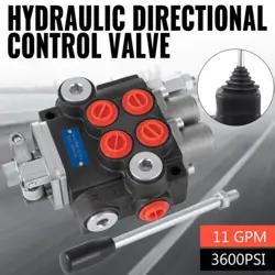 HYDRAULIC DIRECTIONAL CONTROL VALVE TRACTOR LOADER W/ JOYSTICK 2 SPOOL 11 GPM