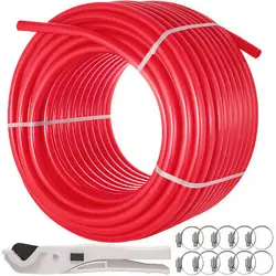 5/8 X 500FT PEX TUBING OXYGEN BARRIER O2 EVOH RED RADIANT FOR IN FLOOR HEAT