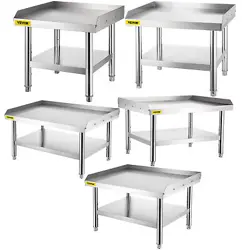 STAINLESS STEEL TABLE FOR PREP & WORK KITCHEN EQUIPMENT STAND 24/36/48/60 INCH
