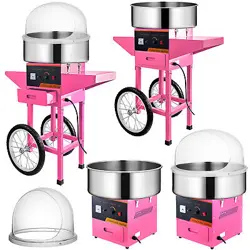 CANDY FLOSS MACHINECOVER DOME OPENING COTTON CANDY MAKER CLEAR BUBBLE
