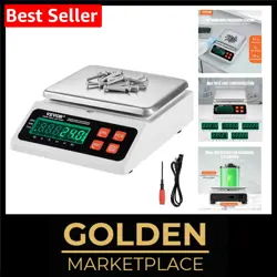 VEVOR HIGH PRECISION SCALE, INDUSTRIAL COUNTING SCALE LAB SCALE FOR PARTS AND...