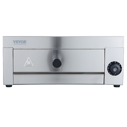 VEVOR ELECTRIC COUNTERTOP PIZZA OVEN 12-INCH, 1500W COMMERCIAL PIZZA OVEN WITH 0