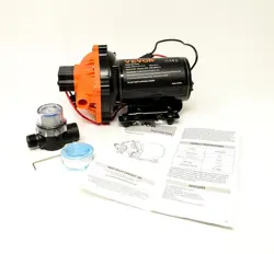 VEVOR 12V DC WATER DIAPHRAGM PUMP - 5.5 GPM FLOW, 70 PSI RATED PRESSURE