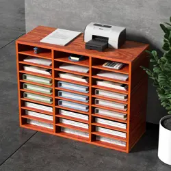 27 COMPARTMENTS WOOD