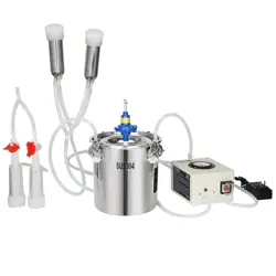 VEVOR GOAT MILKING MACHINE, 6 L 304 STAINLESS STEEL BUCKET ELECTRIC AUTOMATIC