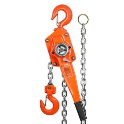 VEVOR LEVER BLOCK CHAIN HOIST G80 RATCHET HOIST 3 TON CAPACITY 20FT LIFTER NEW